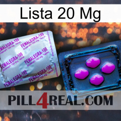 Lista 20 Mg 37